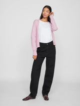 Vila Viril Short L/S Knit Cardigan - Winsome Orchid