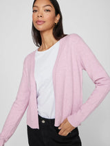 Vila Viril Short L/S Knit Cardigan - Winsome Orchid