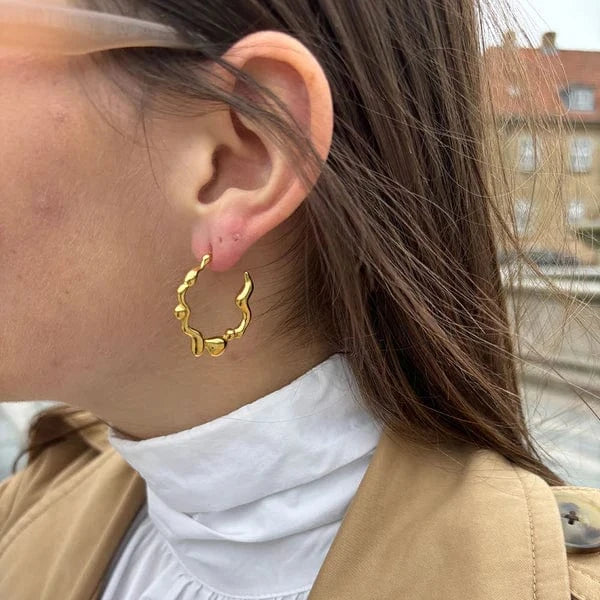 Wolff Jewelry Ginni Hoops - Gold