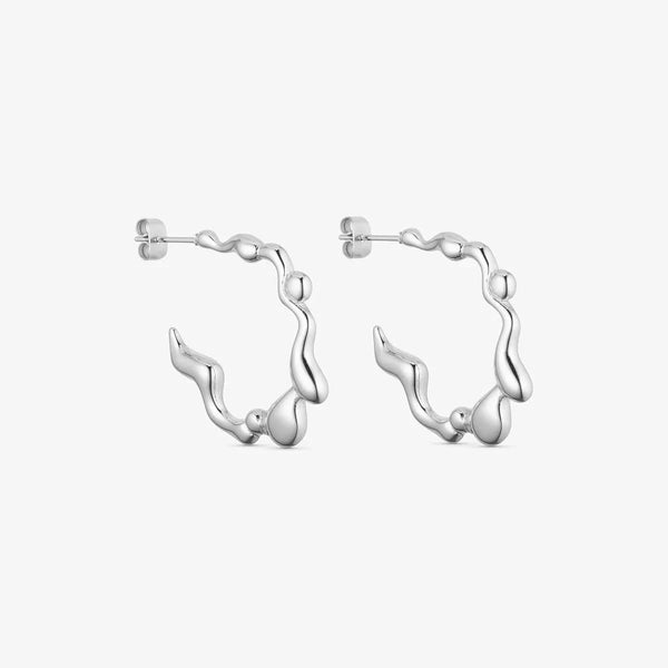 Wolff Jewelry Ginni Hoops - Silver