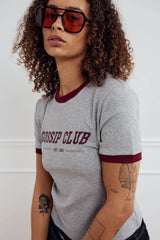 Noella Gossip T-Shirt - Medium Grey Mel