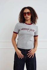 Noella Gossip T-Shirt - Medium Grey Mel