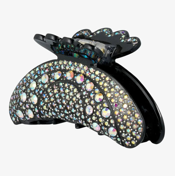 Wolff Jewelry Hairclip w. stones - Black