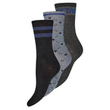 Hype The Detail 3 pk sock - Blue