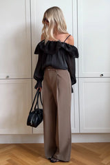 Noella Darryl HW Pants - Sand