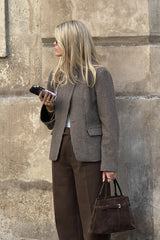 Noella N-Monique Blazer Delphia Brown Check