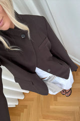 Noella N-Monique Blazer - Chocolate