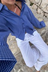 Nolla n-Marlon C Shirt - Davy Blue Check