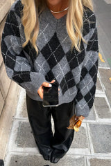 Noella N-Lai Knit - Black Grey Mix