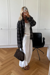 Noella N-Marlon Shirt - Brown Blue Check