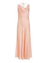 Vila Bea Waterfall Maxi Dress - Peach