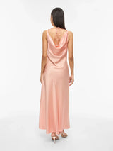 Vila Bea Waterfall Maxi Dress - Peach