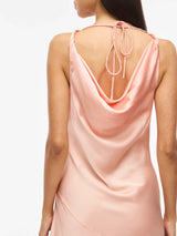 Vila Bea Waterfall Maxi Dress - Peach