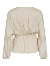Vila Elmina V-Neck L/S Top