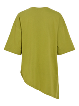 Vila Uliera 2/4 Asymmetric T-Shirt - Avocado