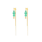 Nuni Jasmin - Earrings - Green