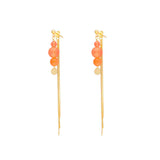 Nuni Jasmin - Earrings - Orange