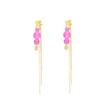 Nuni Jasmin - Earrings - Purple