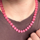 Wolf Jewelry Jusi Pearl Necklace - Dark Rose