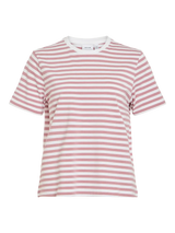 Vila Nora S/S Yd T-shirt -Nostalgia Rose
