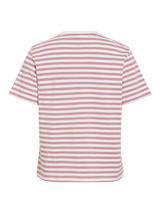 Vila Nora S/S Yd T-shirt -Nostalgia Rose