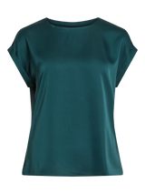 Vila Ellette satin top - Ponderosa Pine