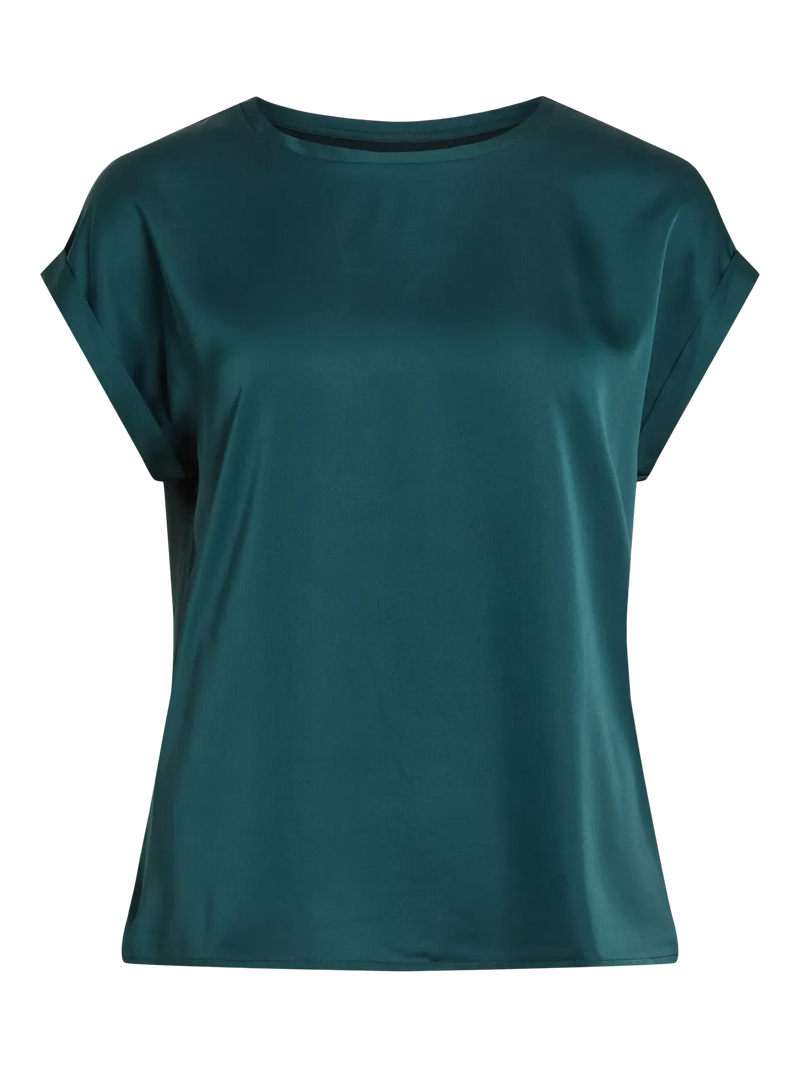 Vila Ellette satin top - Ponderosa Pine