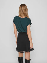 Vila Ellette satin top - Ponderosa Pine