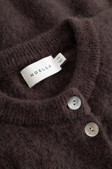 Noella Kea Knit  Cardigan - Chocolate