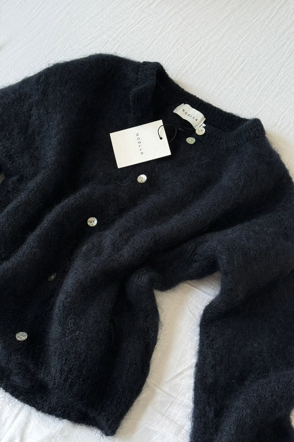 Noella N-Kea Mohair Cardigan - Navy