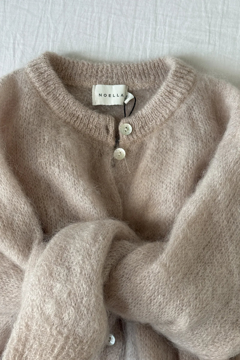 Noella N-Kea Mohair Cardigan - Oyster
