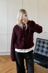Noella N-Kea Mohair Cardigan - Winetasting
