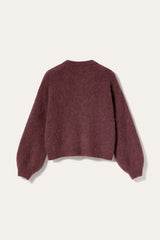 Noella Kea Knit  Cardigan - Rust