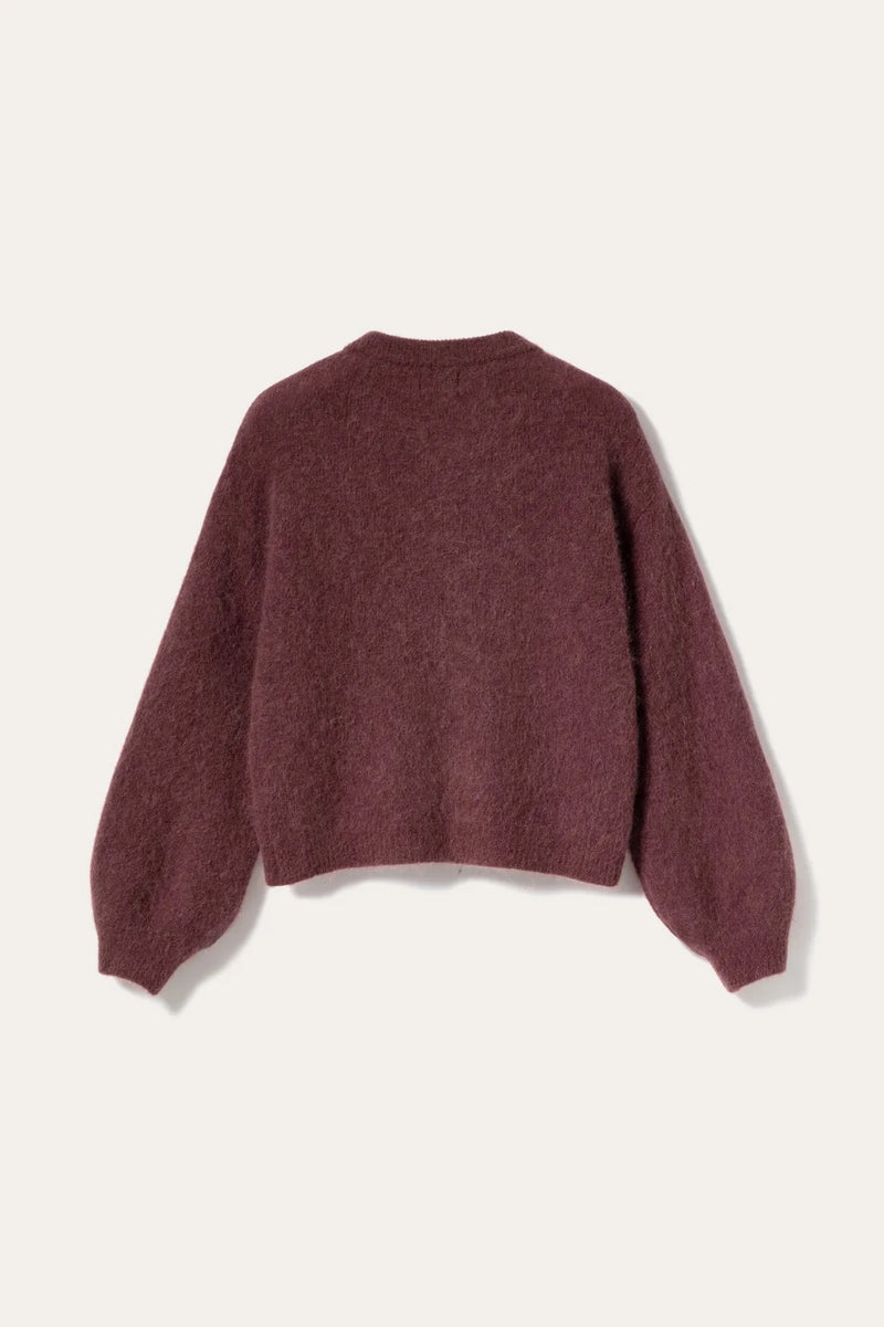Noella Kea Knit  Cardigan - Rust