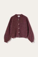 Noella Kea Knit  Cardigan - Rust