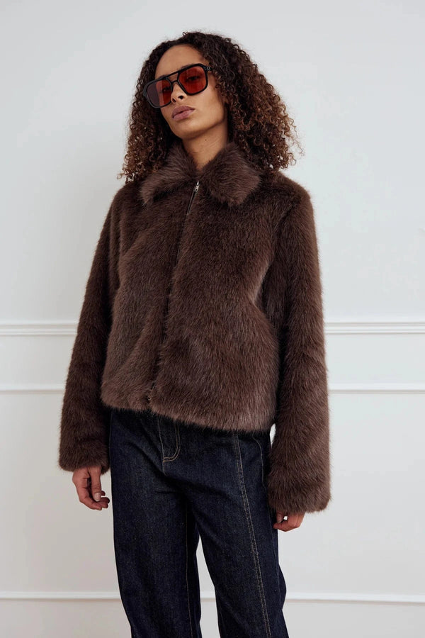 Noella Kallysta Jacket - Chocolate Brown