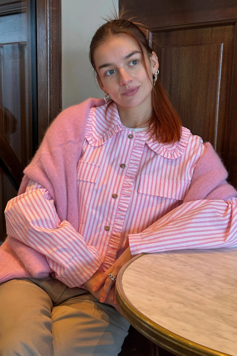 Noella Kea Knit Cardigan - Blush