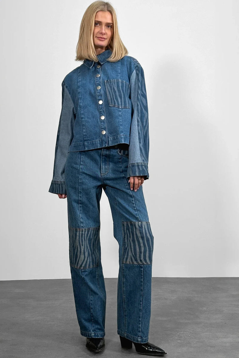 Noella Kimbra Shirt - Patch Denim