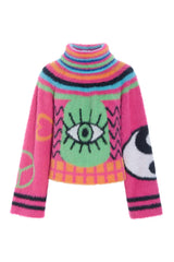Hunkøn Kitii Knit Blouse - Green Eye