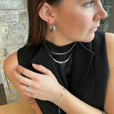 Wolff Jewelry Kleo Big Necklace 5 mm - Silver