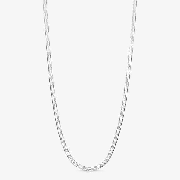 Wolff Jewelry Kleo Necklace Long 3mm - Sølvfarvet
