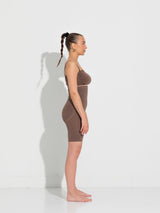 Lykkeland Alturra Highwaist Shaping Shorts - Chocolate
