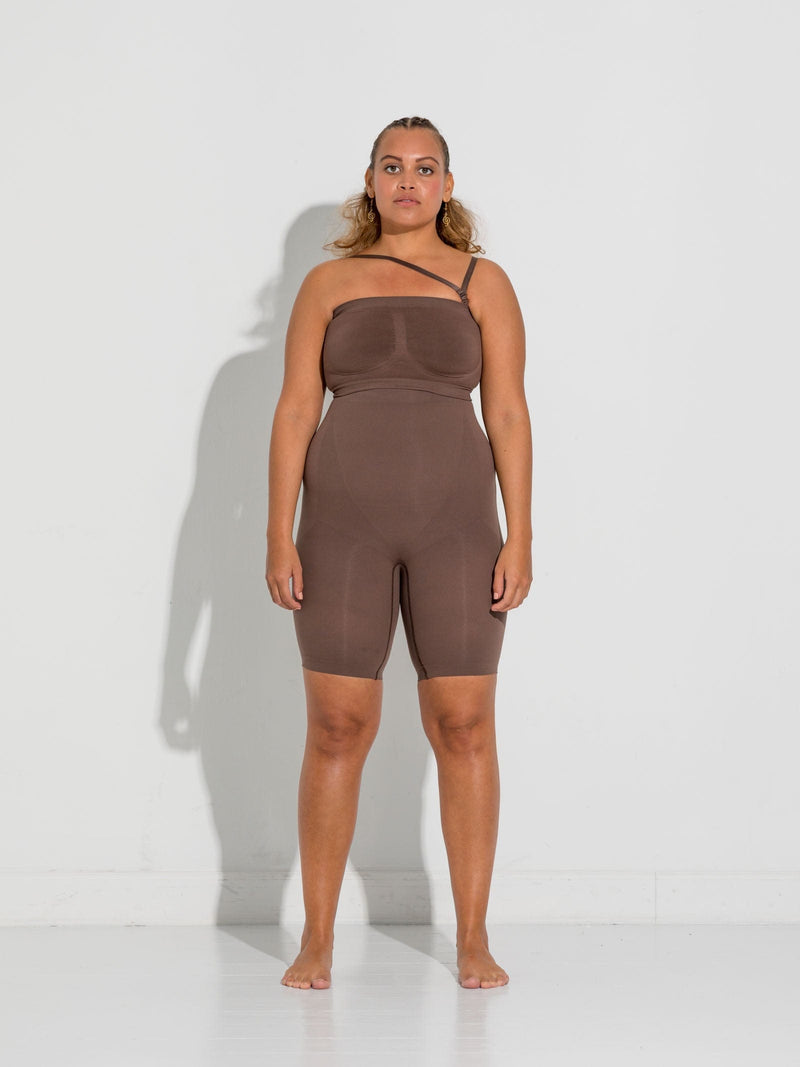 Lykkeland Alturra Highwaist Shaping Shorts - Chocolate
