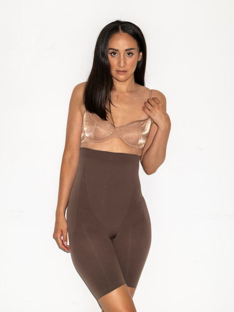 Lykkeland Alturra Highwaist Shaping Shorts - Chocolate