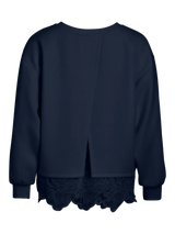 Vila Sif L/S Detail Shirt - Navy