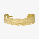 Wolff Jewelry Leafy Bangle - 18 karat guldbelagt