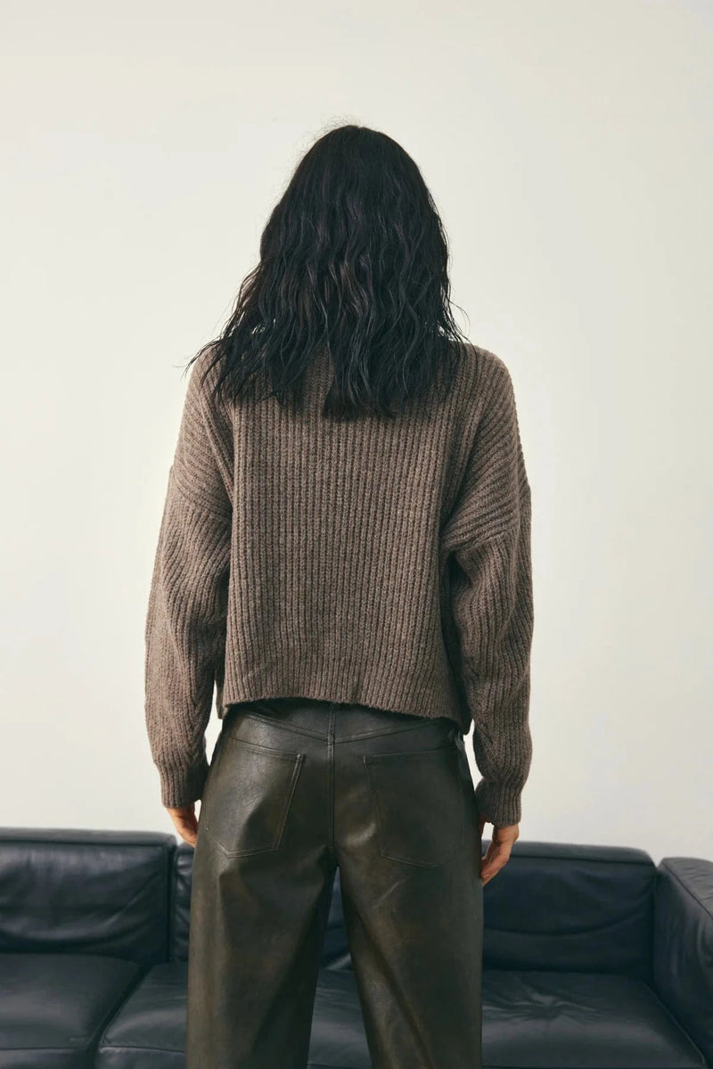 Noella Lesia Knit - Timber Wolf Melange