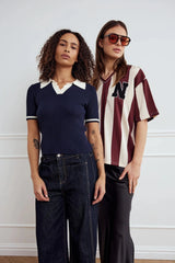 Noella Lilo Polo Knit - Navy