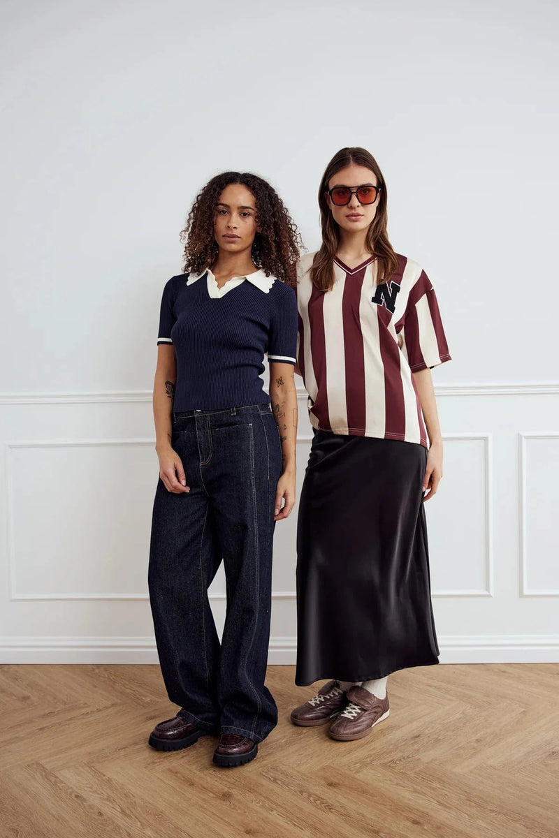 Noella Lilo Polo Knit - Navy