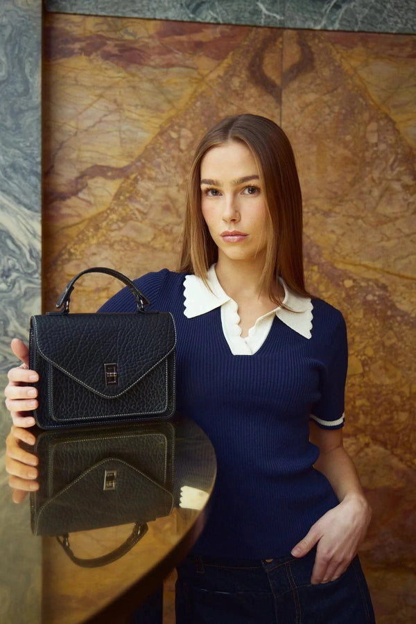 Noella Lilo Polo Knit - Navy